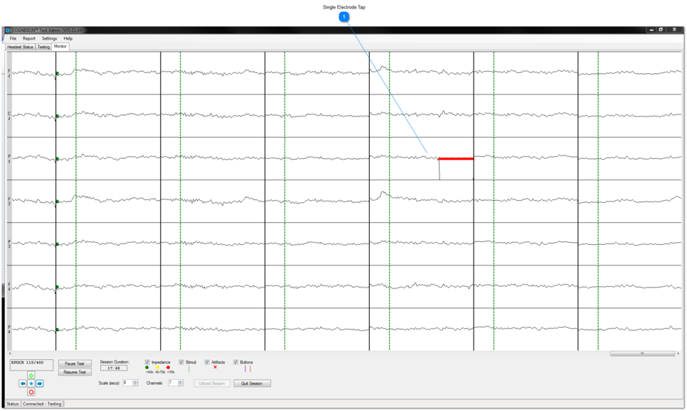 Single Electrode Tap