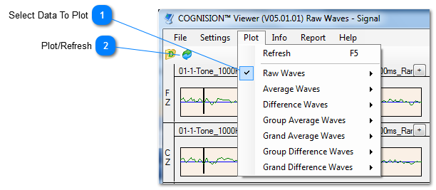 Specify the Kind of Plot to show