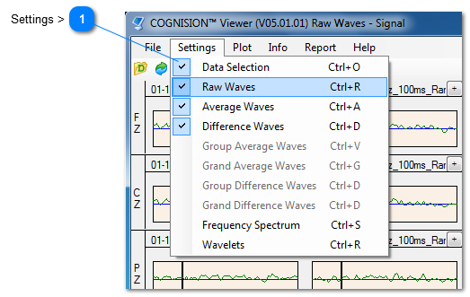 Using the Settings panels